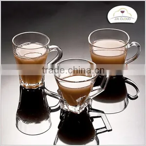 Arabic Coffee Cups Different Types of Coffee Cups Glass Coffee Cup With Handle thumbnail-1