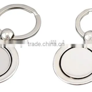 Promotional Round Shaped Metal Keychain thumbnail-1