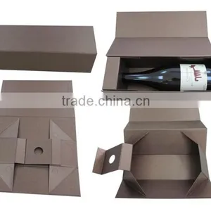 Foldable Box With Magnet for Wine Wholesale thumbnail-1