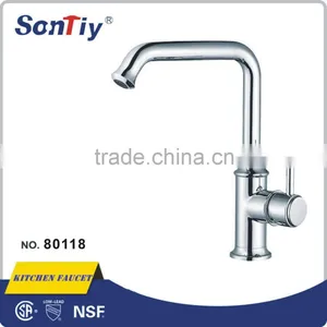 Brass Waterfall Kitchen Mixer Faucet Above The Vessel thumbnail-4
