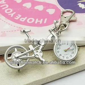 Unique Bike Shape Key Chain Quartz Watch thumbnail-1