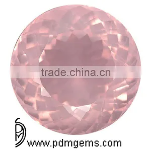 6 MM Round Faceted Rose Quartz thumbnail-1