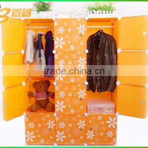 Distribute Living Room Wardrobe pp DIY Cabinet Easy to Clean thumbnail-1