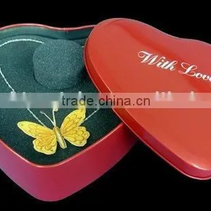 Heart-shaped Tin Box for Pack Gift & Craft thumbnail-1