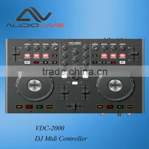 VDC-2000M Professional USB DJ Midi Controller thumbnail-1