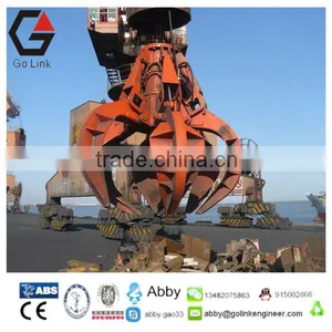 Electric Hydraulic Orange Peel Grab Steel Scrap Grabs Housing Waste Grapple China Manufacture Garbage Grab Crane thumbnail-3