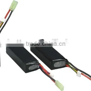 Rechargeable High Rate RC LiFePO4 Battery Pack With Cable and Plug 5C/10C/20C/30/40C/50C thumbnail-2