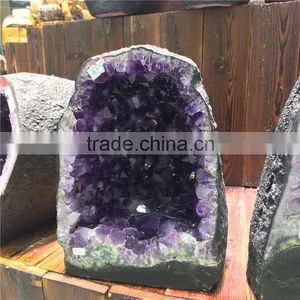 Natural Brazil Amethyst Geode Pocket With Different Shapes Home Decoration thumbnail-3