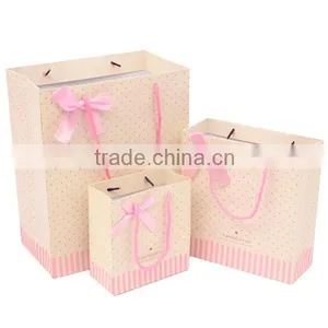 Sweet Light Color Paper Bag With Logo Print thumbnail-2