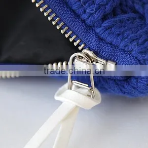 Korea New Fashion Design Knit Pouch Weave Mini Bag With Strap thumbnail-4