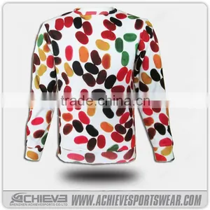 100% Polyester Microfiber 3D Print Crewneck Sweatshirt, Men Sweaters 2016 thumbnail-3