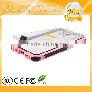 For Samsung Note 4 Waterproof Shockproof Case With Button Pink thumbnail-4