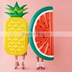 Hot Selling Inflatable Watermelon/pineapple Pool Float thumbnail-1