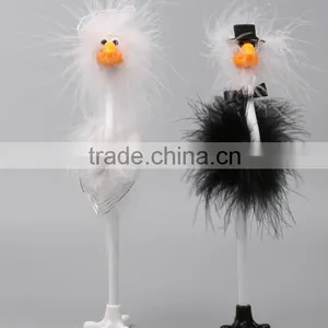 Hot Selling Promotional Ostrich Feather Fluffy Bird Pen thumbnail-1