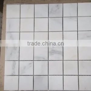White Marble Mosaic Tile on Sale thumbnail-2