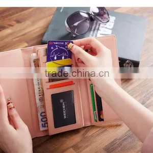 2016 Newest Zip Genuine Leather Women Wallet, Zip Clutch Wallet thumbnail-2