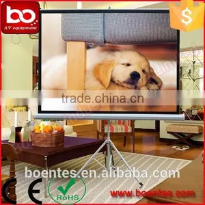 Matte White Floor Stand Bracket Tripod Projection Screen for 1:1 120 Inch BETTS1-120 thumbnail-1