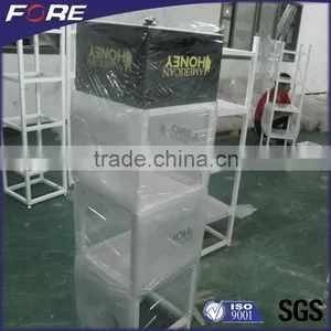 Customize Retail Bakery Store Multilayer Plastic Bread Display Rack thumbnail-3