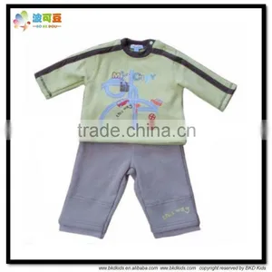 BKD2015 New Arrival Newborn Baby Boy Fleece Clothes thumbnail-1