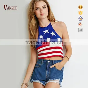 Custom Backless Sun-top Sexy Crop Top for Ladies thumbnail-1