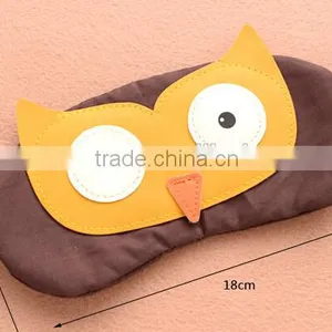 Wholesale Korean Funny Cute Animal Custom Blindfold Anti-wrinkle and Dark Circle Comfort Travel Sleeping Cover Eye Mask thumbnail-2