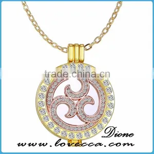 Best Selling Products 2016 Rose Gold Coin Holder Necklace thumbnail-4