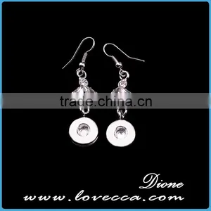 Turkish Fashion Jewelry Wholesale Elegant Silver Women Crystal Earrings thumbnail-4