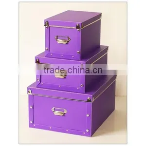 PP Storage Box, Made of High-quality PP, Light Purple thumbnail-1