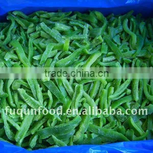 Frozen IQF Green Pepper Cubes and Strips thumbnail-1