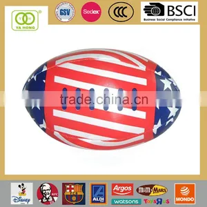 Custom Soft Rugby Toy by PP Cotton and PVC Leather Material thumbnail-1