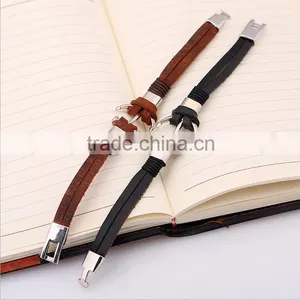 Simple Leather Bracelet Charms Bracelet thumbnail-5