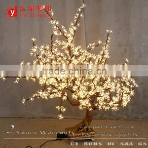 2016 Year White Light Cherry Blossom Artificial Bonsai Light Tree thumbnail-2
