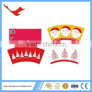 007 Christmas Decoration Custom Printed Disposable Paper Cup thumbnail-4