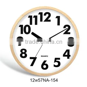 Arabic Numerals and Roman Numerals Wood Clock Wall thumbnail-4