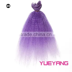 Two Color Hair Weave Extension Bundle for DIY Doll Wig thumbnail-5