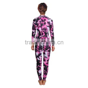 OEM Ladies Camouflage Lycra Rash Guard With UV Protection thumbnail-2
