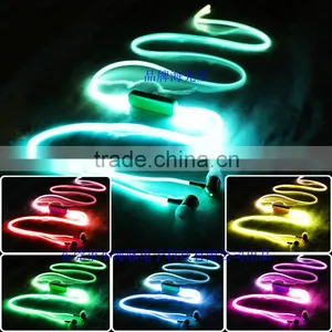 Metal Head Cheap Colorful Earphones Headset, LED Headphone Flash Night Light Earphone With Clip Mic For Smartphone thumbnail-5