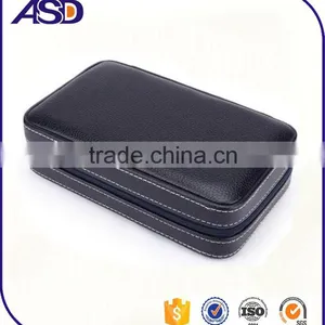 Black Luxury pu Leather Watch Box Personalized Couple Watches Boxes thumbnail-1