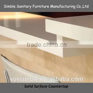 VOVSIMBLE Oem Solid Surface Reception Desk Countertop thumbnail-1
