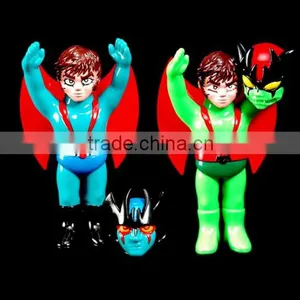 New Secret Base DEVILMAN Poster 3.5'' Vinyl Toys/OEM High Quality Plastic Cartoon Vinyl Toys/Custom Cartoon Vinyl Toys Supplier thumbnail-1