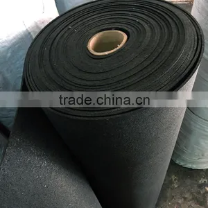Superior Quality Black Non-toxic Rubber Badminton Floor Mat for Sport thumbnail-4