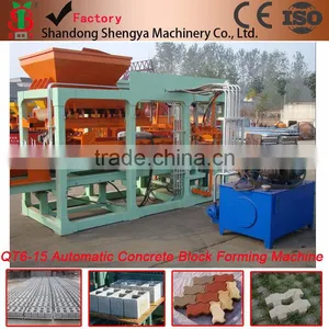 Concrete Block Making Machine QT6-15 for Building Material thumbnail-4