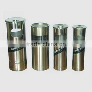 Stainless Steel Round Dustbin thumbnail-1