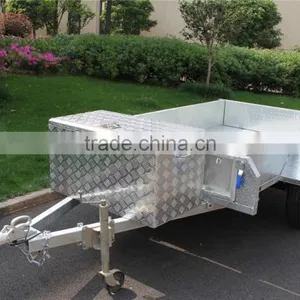 Single Axle Hot Dip Galvanized 7X4 Box Trailer With Cage (fully Welded) thumbnail-6
