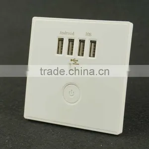 Best Selling Electrical Outlet Usb Wall Charge Socket With Turn/off Switch thumbnail-3