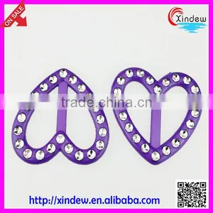 Plastic Belt Buckle With Diamond, Fashion Dress Buckles thumbnail-1