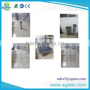 1.22*1.22m Stage Platform With Aluminum Folding Riser thumbnail-6