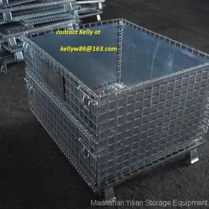 Best-selling Hot Sale China Supplier Mesh Box Wire Cage Metal Bin Storage thumbnail-4