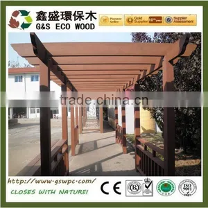 Easy Install Outdoor Composites Wood Plastic Wpc Pergola thumbnail-1