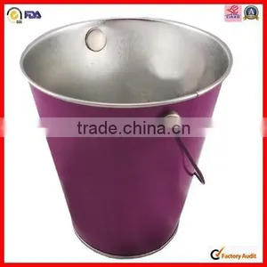 Tin Metal Lid Bucket thumbnail-1